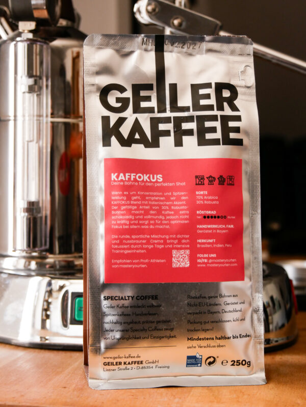 Kaffee "KAFFOKUS", 250g, Bohnen – Bild 3